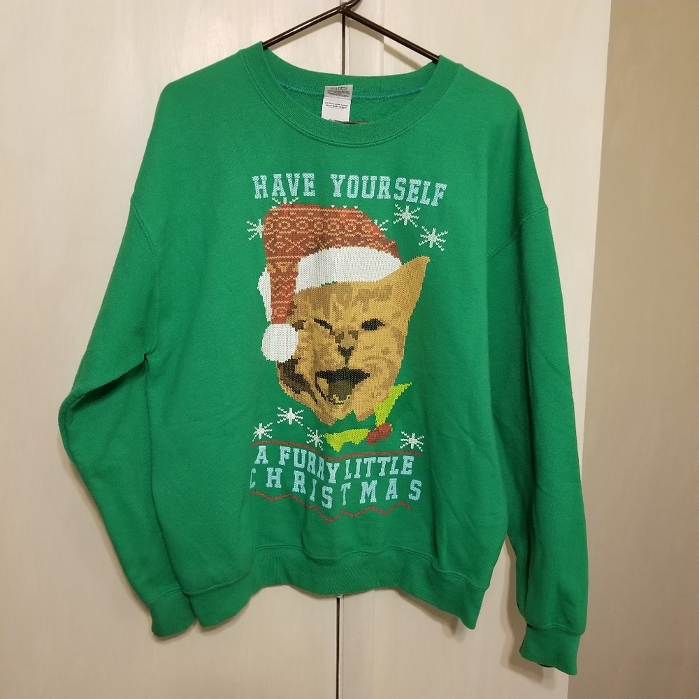 Christmas Sweatshirts size L green